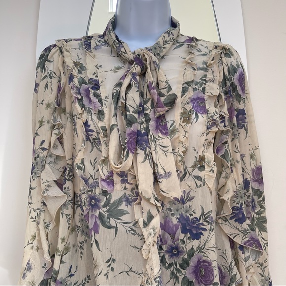 Zara floral top - Picture 3 of 6